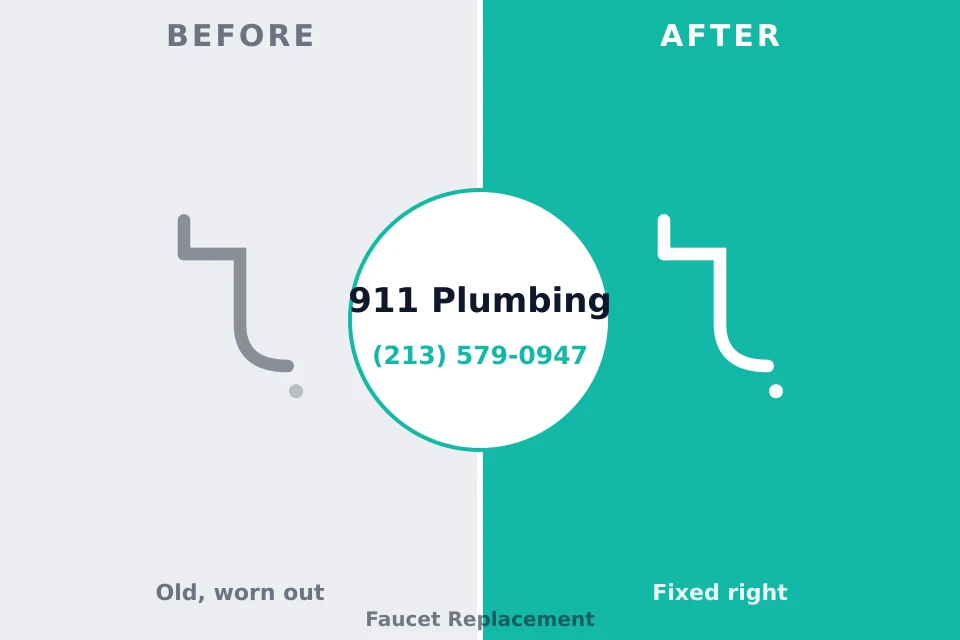 Before and after: plumbing company Latrobe, PA
